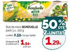 Condis BONDUELLE Blat de moro oferta