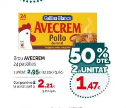 Condis AVECREM Brou 24 pastilles oferta