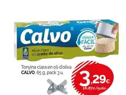 Condis CALVO Tonyina clara en oli d'oliva oferta
