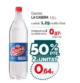 Condis LA CASERA Gasosa oferta