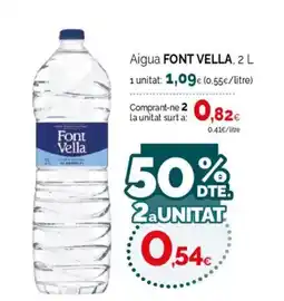 Condis FONT VELLA Aigua oferta