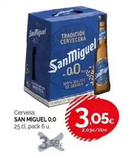 Condis SAN MIGUEL O,O Cervesa oferta
