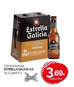 Condis ESTRELLA GALICIA O,O Cervesa torrada oferta