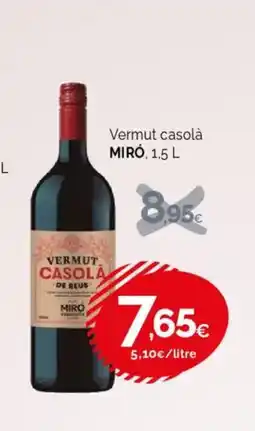 Condis MIRÓ Vermut casolà oferta
