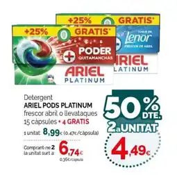Condis ARIEL PODS PLATINUM Detergent oferta