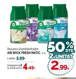 Condis AIR WICK FRESH MATIC Recanvi d'ambientador oferta