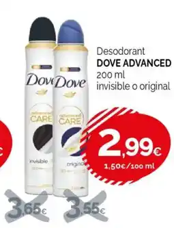 Condis DOVE ADVANCED Desodorant oferta