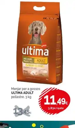 Condis ULTIMA ADULT Menjar per a gossos pollastre oferta