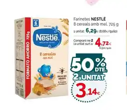 Condis NESTLÉ Farinetes 8 cereals amb mel oferta