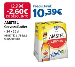 Costco AMSTEL Cerveza Radler oferta