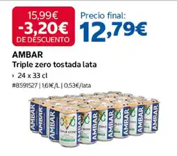 Costco AMBAR Triple zero tostada lata oferta