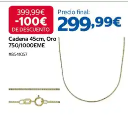 Costco Cadena Oro oferta