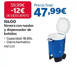 Costco IGLOO y dispensador de bebidas oferta