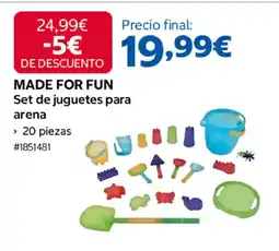 Costco MADE FOR FUN Set de juguetes para arena oferta
