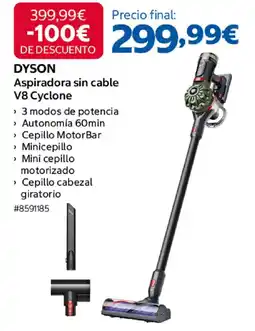 Costco DYSON Aspiradora sin cable V8 Cyclone oferta