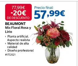 Costco BEAUMONT Mix Floral Rosa y Lirio oferta