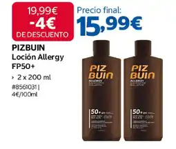 Costco PIZBUIN Loción Allergy FP50+ oferta