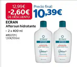 Costco ECRAN Aftersun hidratante oferta