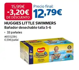 Costco HUGGIES LITTLE SWIMMERS Bañador desechable talla 5-6 oferta