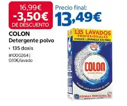 Costco COLON Detergente polvo oferta