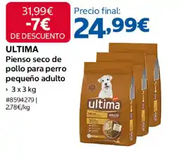 Costco ULTIMA Pienso seco de pollo para perro pequeño adulto oferta