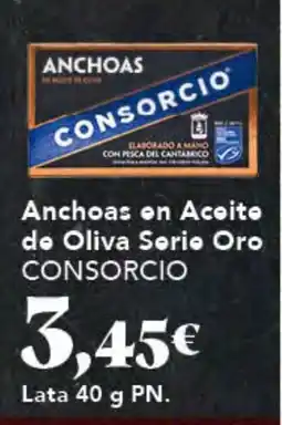 Gadis CONSORCIO Anchoas on Acoito de Oliva Serie Oro oferta