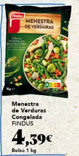 Gadis FINDUS Menestra de Verduras Congelada oferta