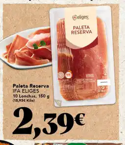 Gadis IFA ELIGES Palota Reserva) oferta