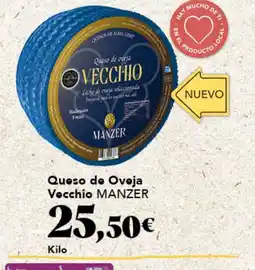 Gadis MANZER Queso de Ovoja Vecchio oferta