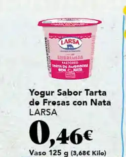 Gadis LARSA Yogur Sabor Tarta do Fresas con Nata oferta