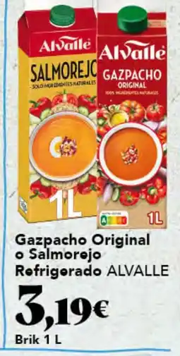 Gadis ALVALLE Gazpacho Original o Salmorejo Refrigerado oferta
