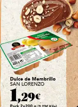 Gadis SAN LORENZO Dulce de Membrillo oferta