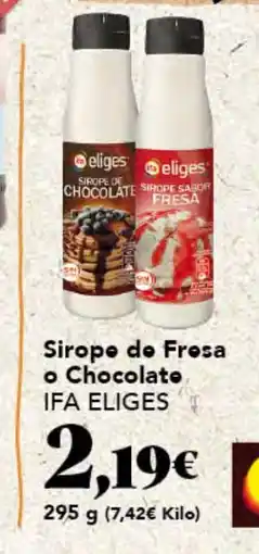 Gadis IFA ELIGES Sirope de Frosa o Chocolate oferta