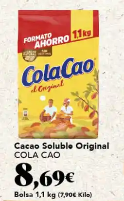 Gadis COLA CAO Cacao Soluble Original oferta