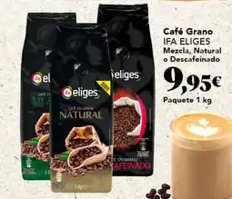 Gadis IFA ELIGES Café Grano Mezcla, Natural o Descafeinado oferta