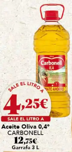Gadis CARBONELL Aceite Oliva 0,4° oferta