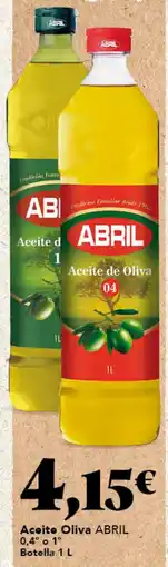 Gadis ABRIL Aceite de Oliva 0,4° 1° oferta