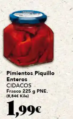 Gadis CIDACOS Pimientos Piquillo Enteros oferta