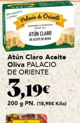Gadis PALACIO DE ORIENTE Atún Claro Acoito Oliva oferta