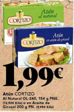 Gadis CORTIZO Atún al natural oferta