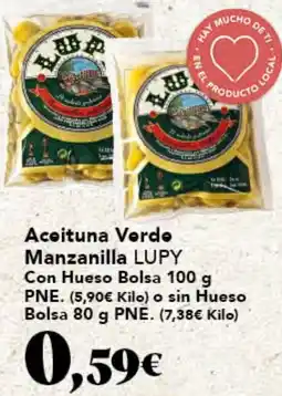 Gadis LUPY Aceituna Vordo Manzanilla Con Hueso oferta