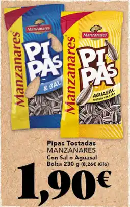 Gadis MANZANARES Pipas Tostadas Con Sal o Aguasal Bolsa oferta
