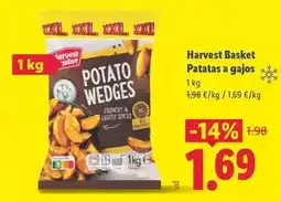 Lidl Harvest basket - patatas a gajos oferta