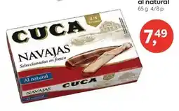 Suma Supermercados Cuca - navajas oferta