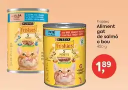 Suma Supermercados Purina - friskies aliment gat de salmo o bou oferta