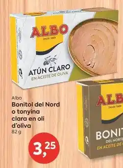 Suma Supermercados Albo - bonitol del nord o tonyina clara en oli d'oliva oferta