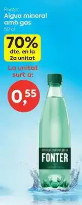 Suma Supermercados Fonter - algua mineral amb gas oferta