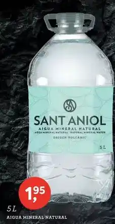 Suma Supermercados Sant aniol - aigua mineral natural oferta