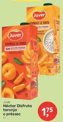 Suma Supermercados Juver - néctar disfruta taronja o pressec oferta
