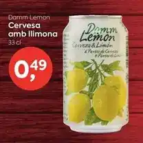 Suma Supermercados Damm - cervesa amb llimona oferta